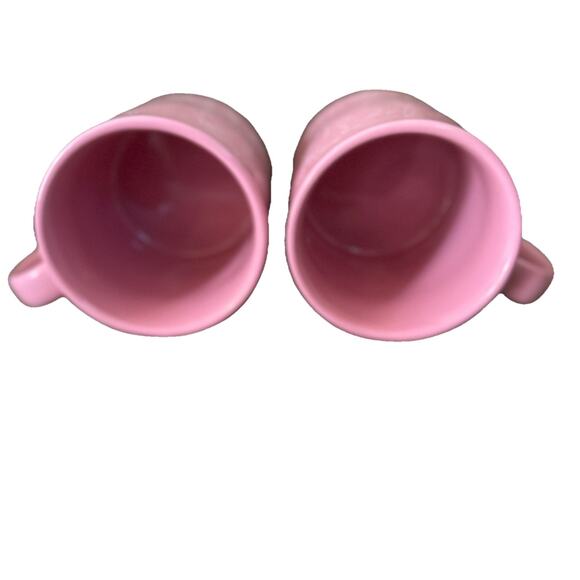 Lot Of 2 Vintage Taylor & Ng Mug Pink Naughty Bunny Rabbit 1979 Cup San Fran Art - Picture 3 of 5